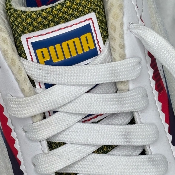 Puma G.V. Special Sneakers Men’s 9 White Red Blue Retro Low-Top - Picture 5 of 13